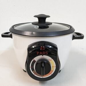Pars Automatic Persian Rice Cooker Tahdig Rice Maker-White-3 Cup-USED-M160